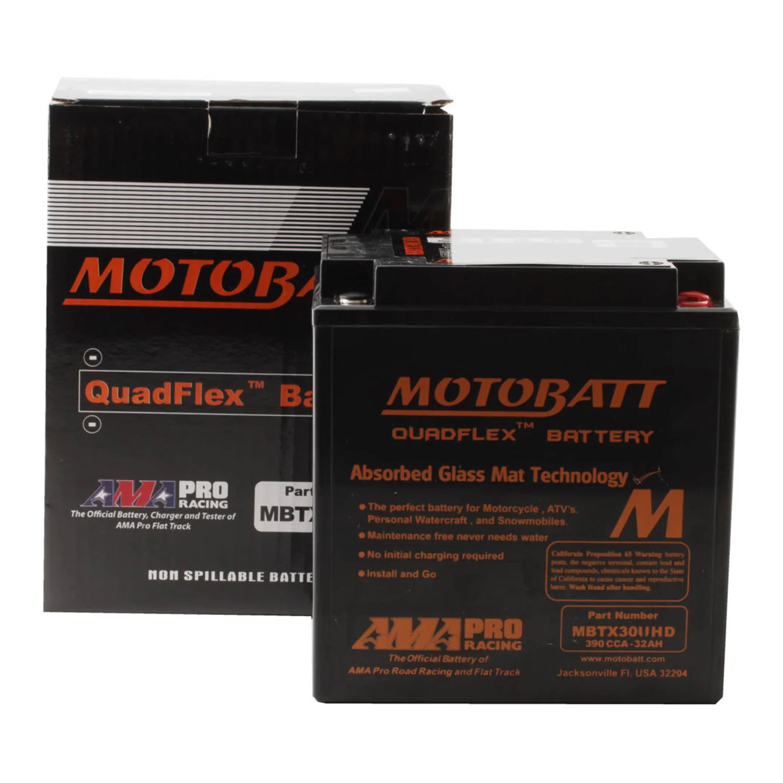 Motobatt Battery Quadflex AGM - MBTX30UHD - Image 5
