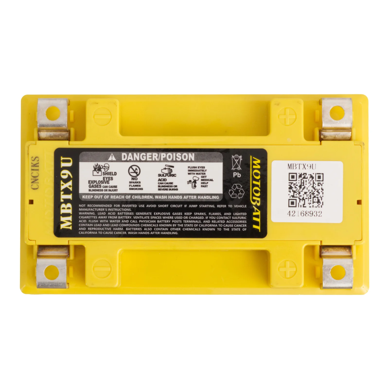 Motobatt Battery Quadflex AGM - MBTX9U - Image 3