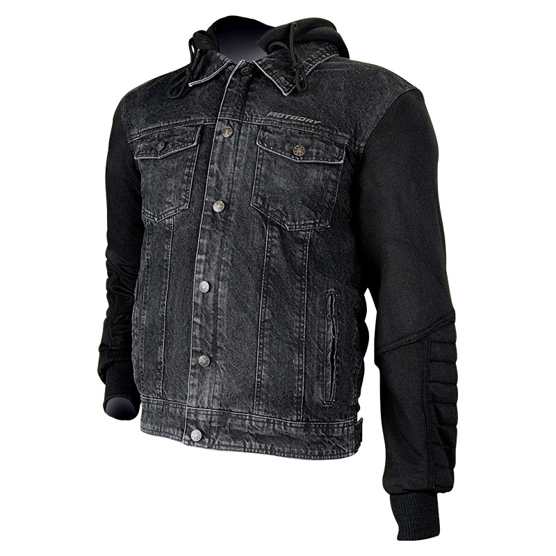 Mens Motodry Stone Protective Hoody Black