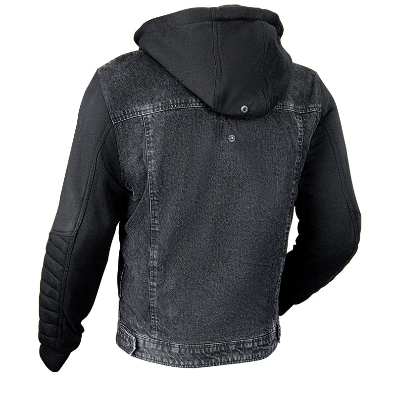 Mens Motodry Stone Protective Hoody Black - Image 3