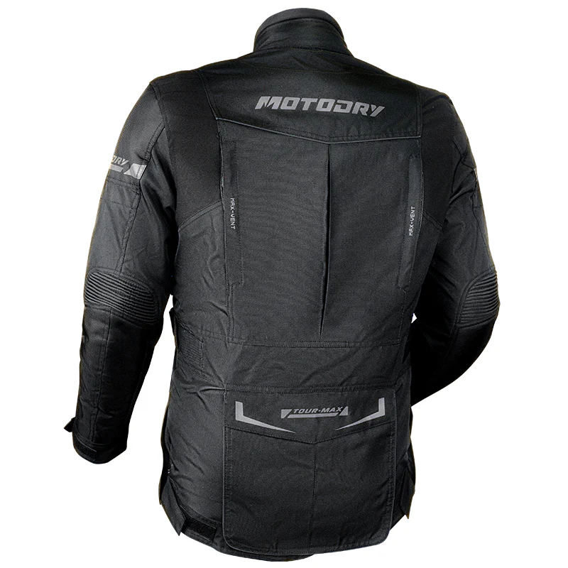 Mens Motodry Tour Max Motorcycle Jacket Black / Grey - Image 3