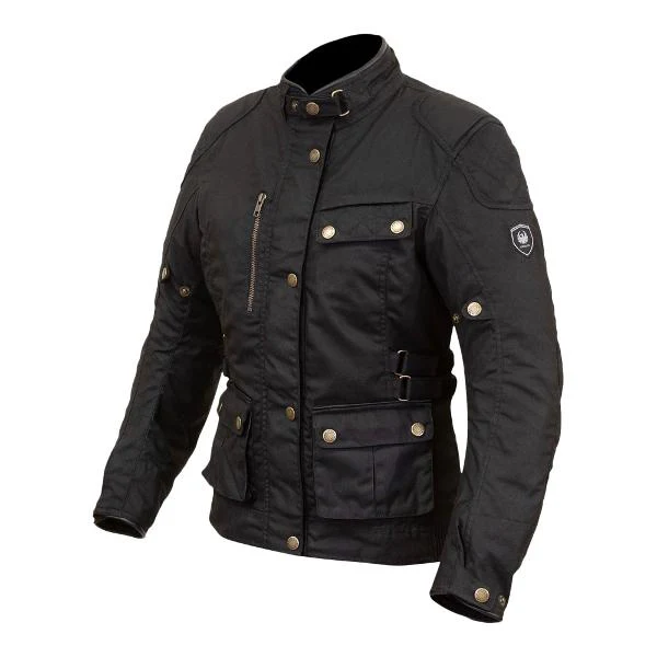 MERLIN Ladies Motorcycle Textile Jacket Harriet Black - Image 3