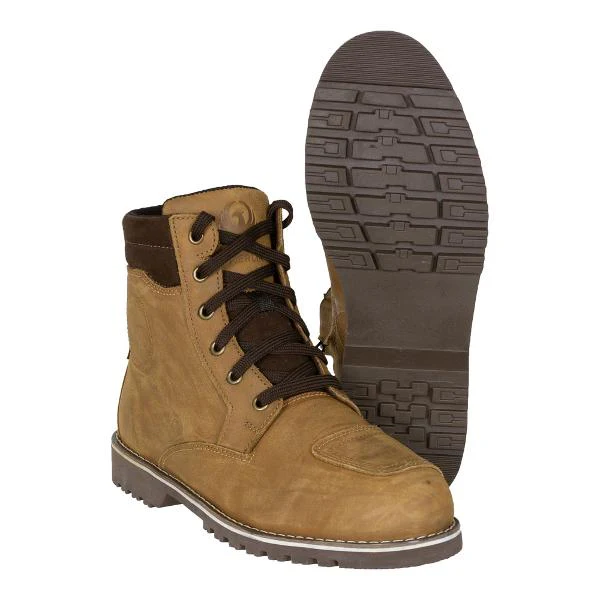 MERLIN Mens Motorcycle Boots Ether II D3O Waterproof Brown - Image 3