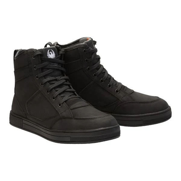 MERLIN Mens Motorcycle Boots Hawkins Urban Waterproof D3O Black