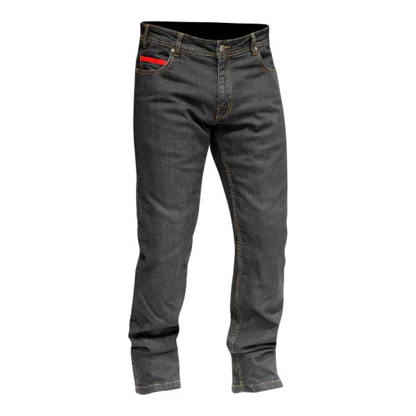 MERLIN Mens Motorcycle Cordura Denim jeans Pants Blake Black - Image 4