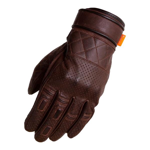 MERLIN Mens Motorcycle Gloves Clanstone D3O Brown - Image 2