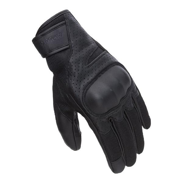 MERLIN Mens Motorcycle Gloves Griffin Urban D3O Black