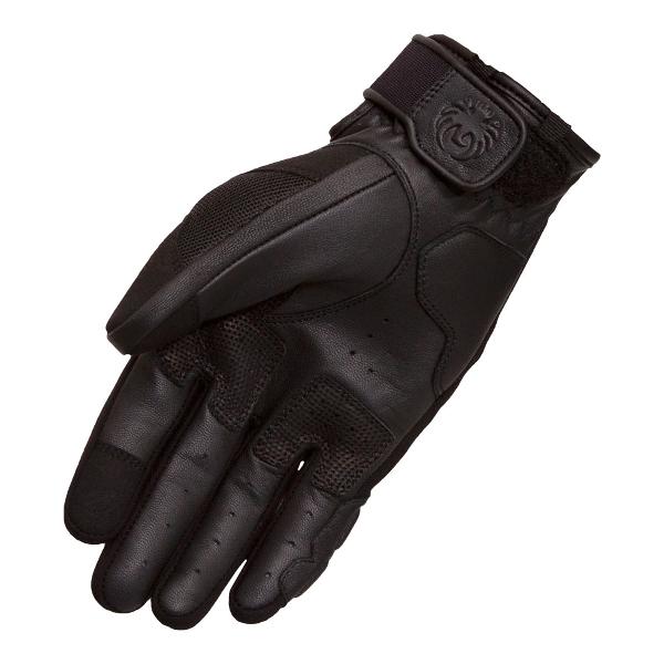 MERLIN Mens Motorcycle Gloves Kaplan Explorer Black - Image 2