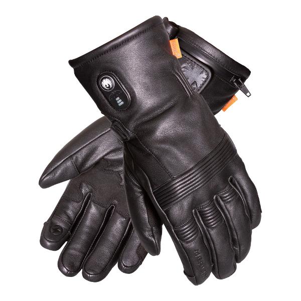 MERLIN Mens Motorcycle Gloves Minworth II D3O Heated Black - Image 2