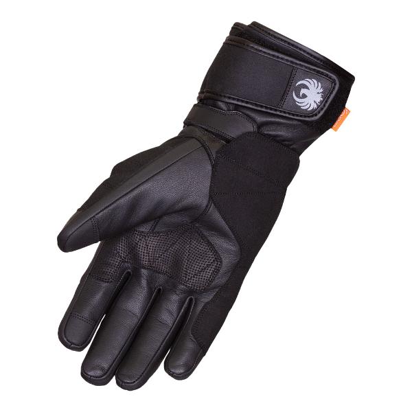 MERLIN Mens Motorcycle Gloves Ranger Black - Image 3