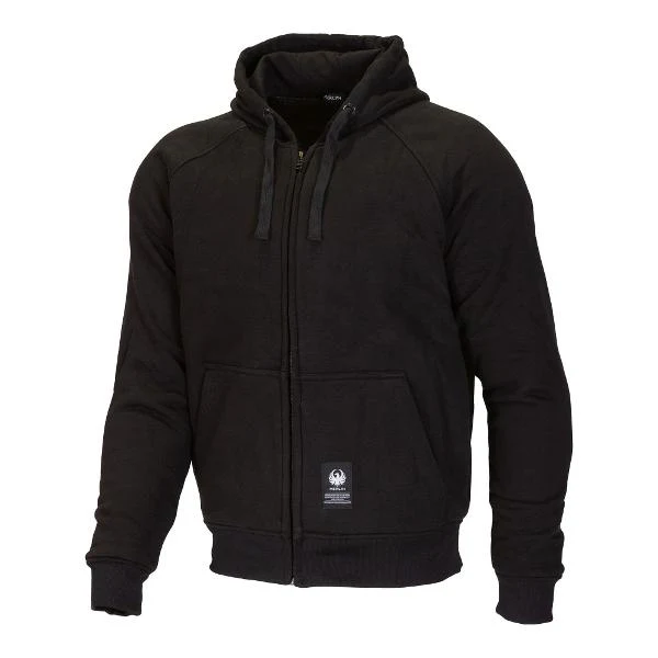 MERLIN Mens Motorcycle Hoody Hamlin II Black - Image 4