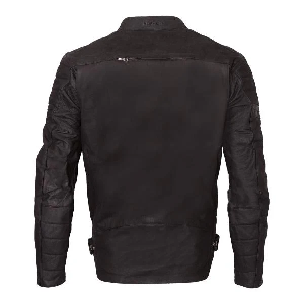 MERLIN Mens Motorcycle Leather Jacket Alton II D3O Black - Image 3