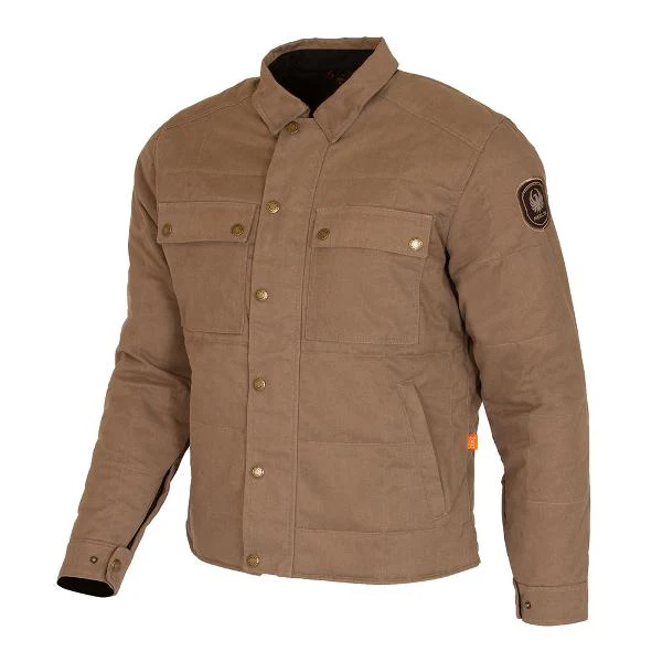 MERLIN Mens Motorcycle Jacket Codsall D3O Tan