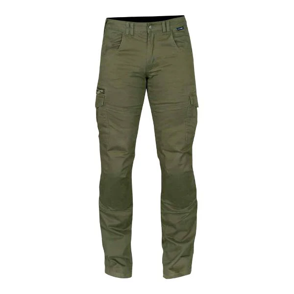 MERLIN Mens Motorcycle Jeans Remy II Cargo D3O Green