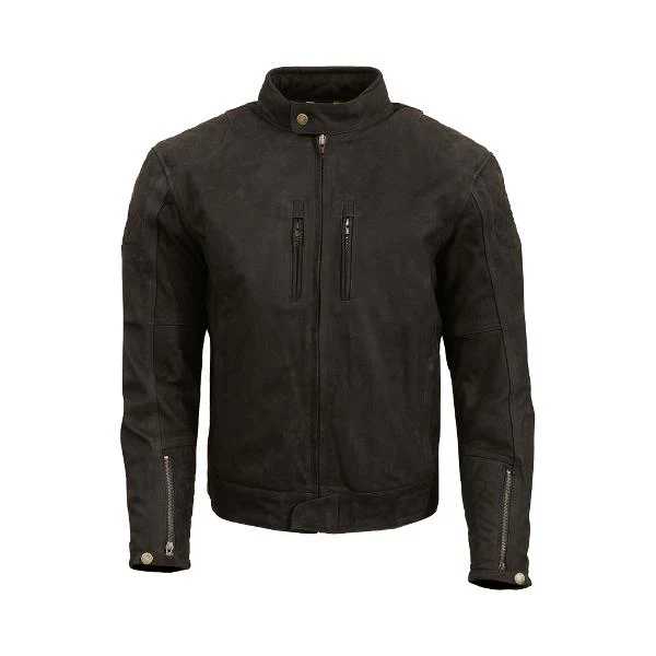 MERLIN Mens Motorcycle Leather Jacket Stockton