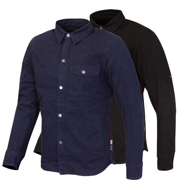 MERLIN Mens Motorcycle Textile Jacket Porta Navy