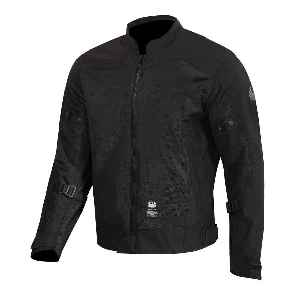 MERLIN Mens Motorcycle Textile Jacket Prospect Air Mesh Black