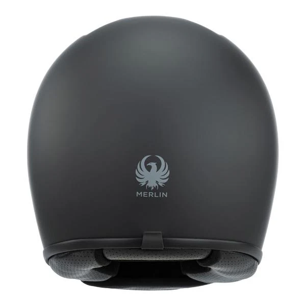 MERLIN Motorcycle Full Face Helmet Revival Matt Black - Image 6