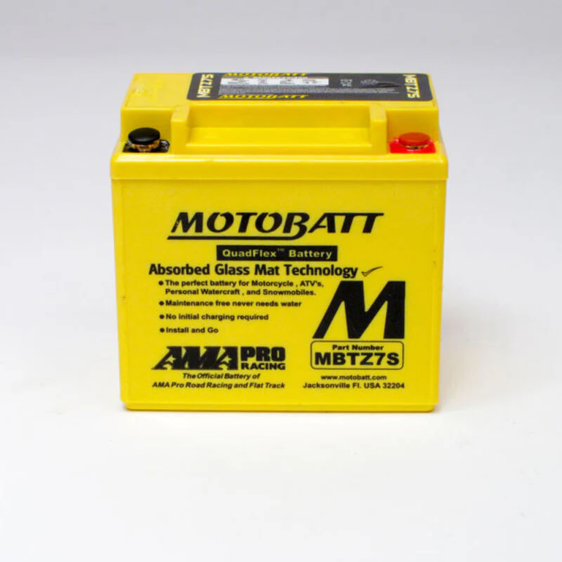 Motobatt MBTZ7S Kawasaki KLX450R 2008-2017 AGM Battery Replacement - Image 2