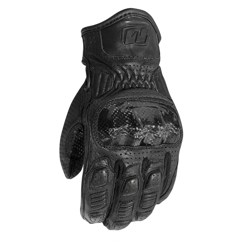 Motodry Motorcycle Leather Gloves RC1 Black