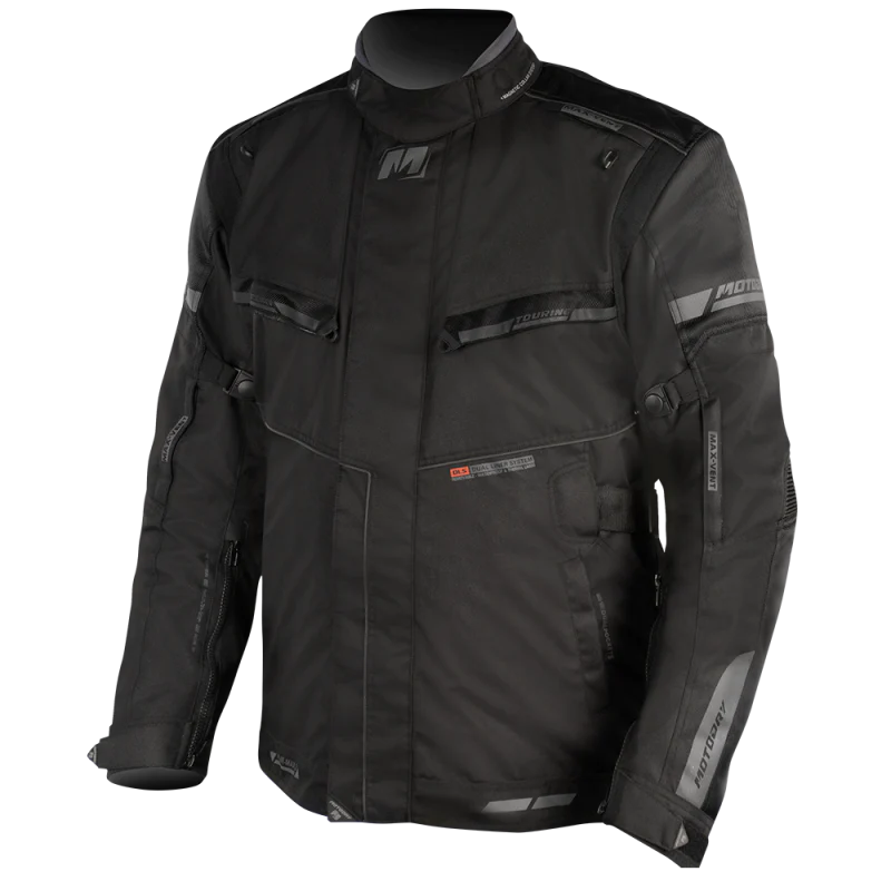 Motodry Tourmax 2 Adventure Touring Motorbike Jacket Black Anthracite