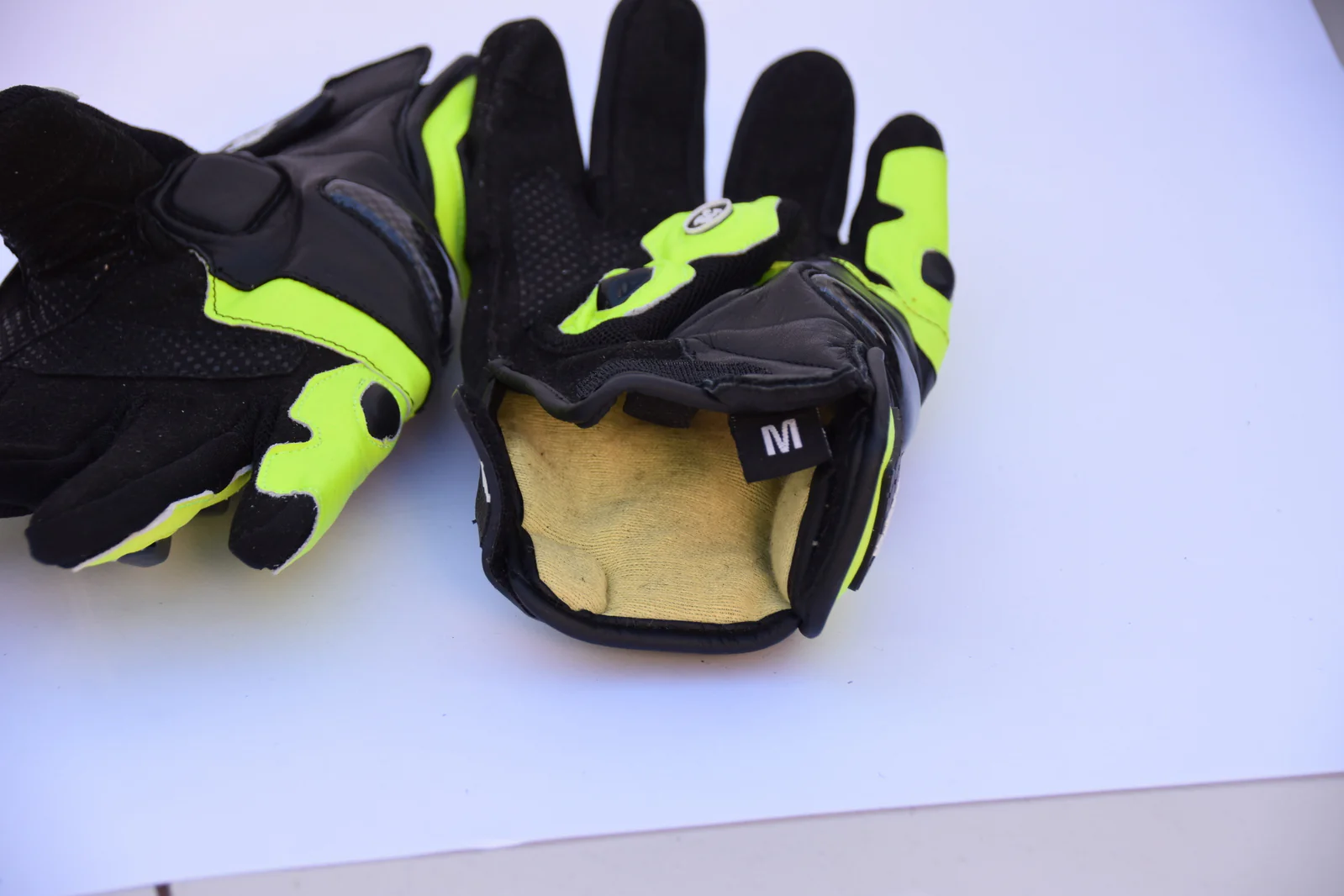 Nelson Motorcycle Leather Gloves Sports / Toruign Black - Image 5
