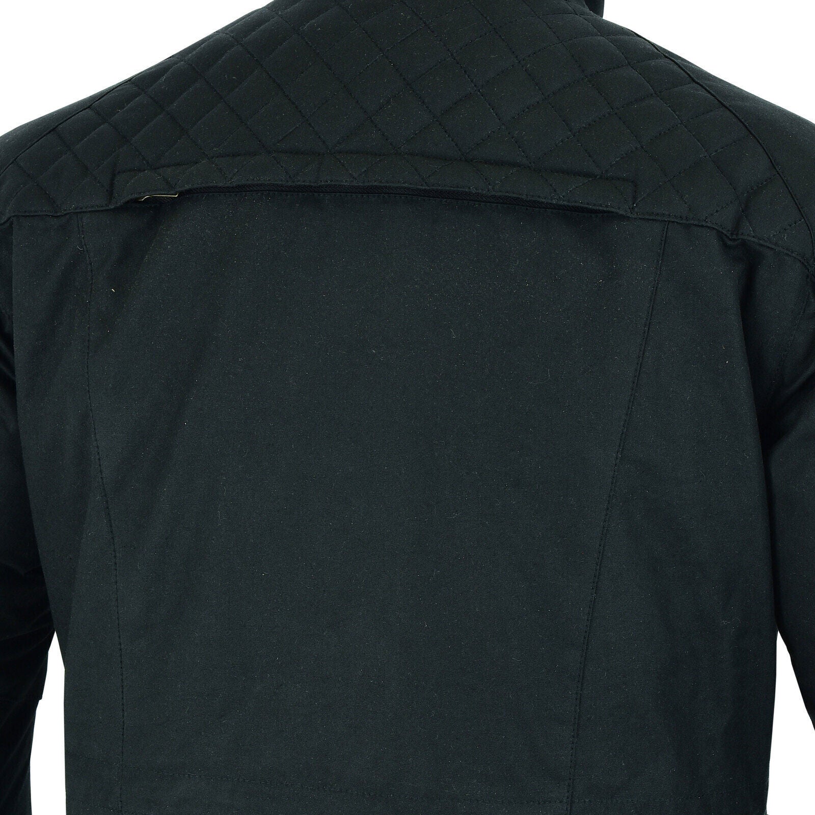 British Millerain Wax Cotton Motorbike Jacket  Olive - Image 3