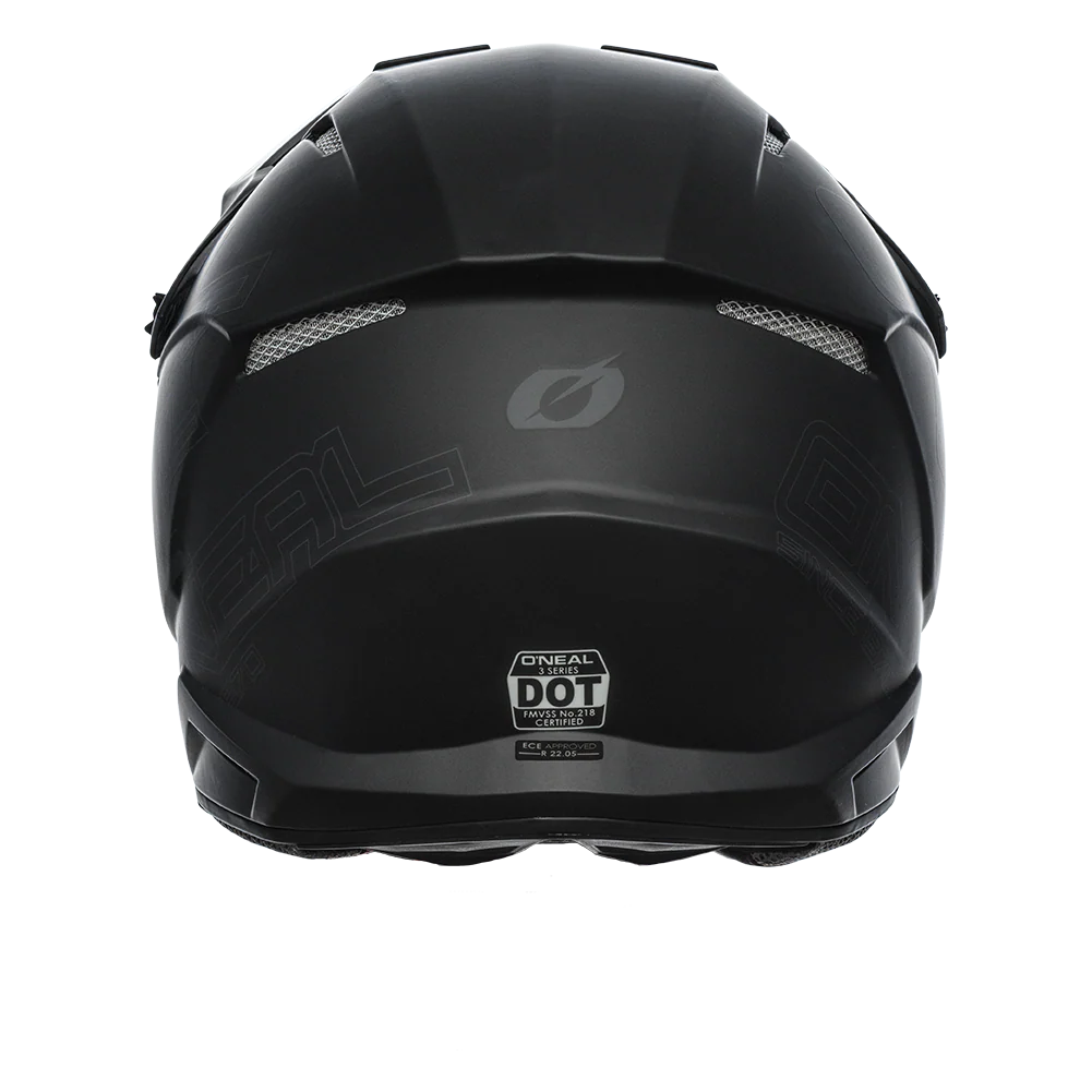 O'Neal 2021 3 Series MX Motorcycle Helmet Matte Black - Image 4