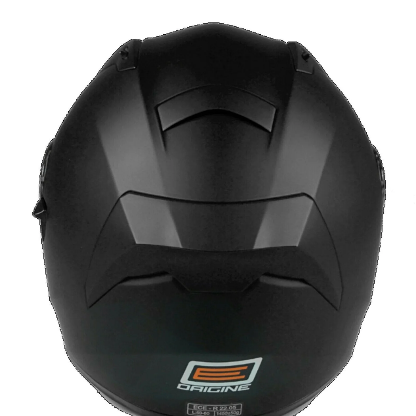 Origine Motorcycle Full Face Strada Helmet Matt Black - Image 4