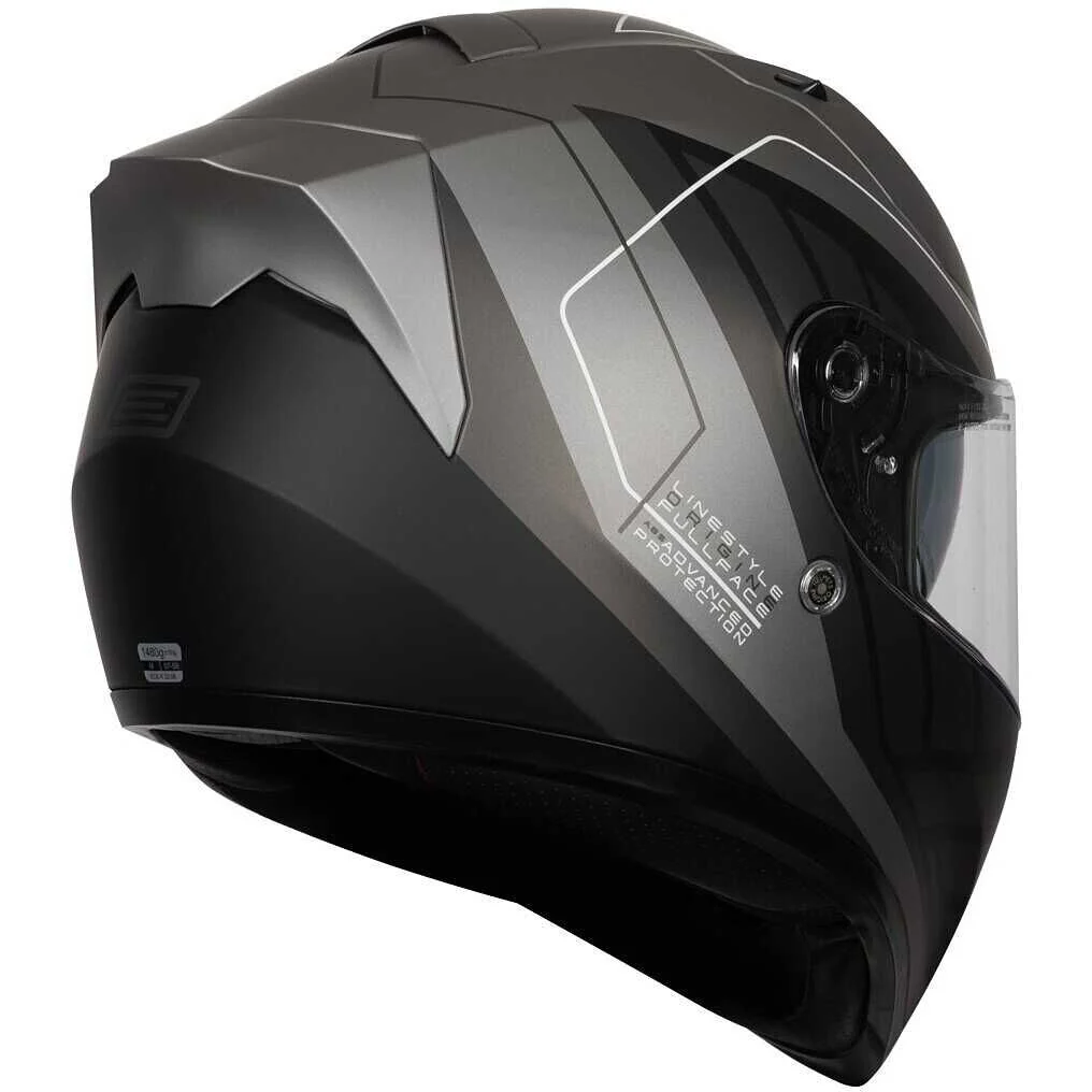 Origine Motorcycle Strada Internal Visor Helmet Matt Titanium - Image 2