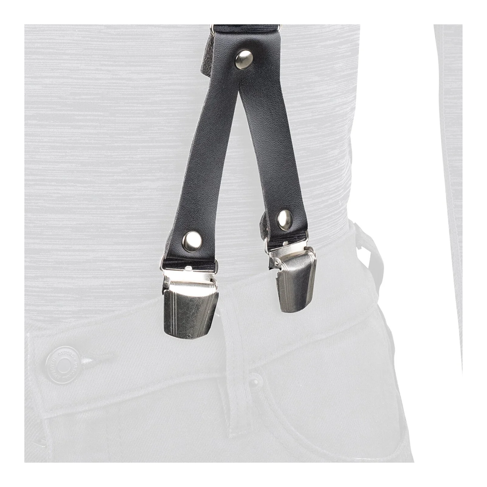 Oxford Riggers Braces Chic Black - Image 5