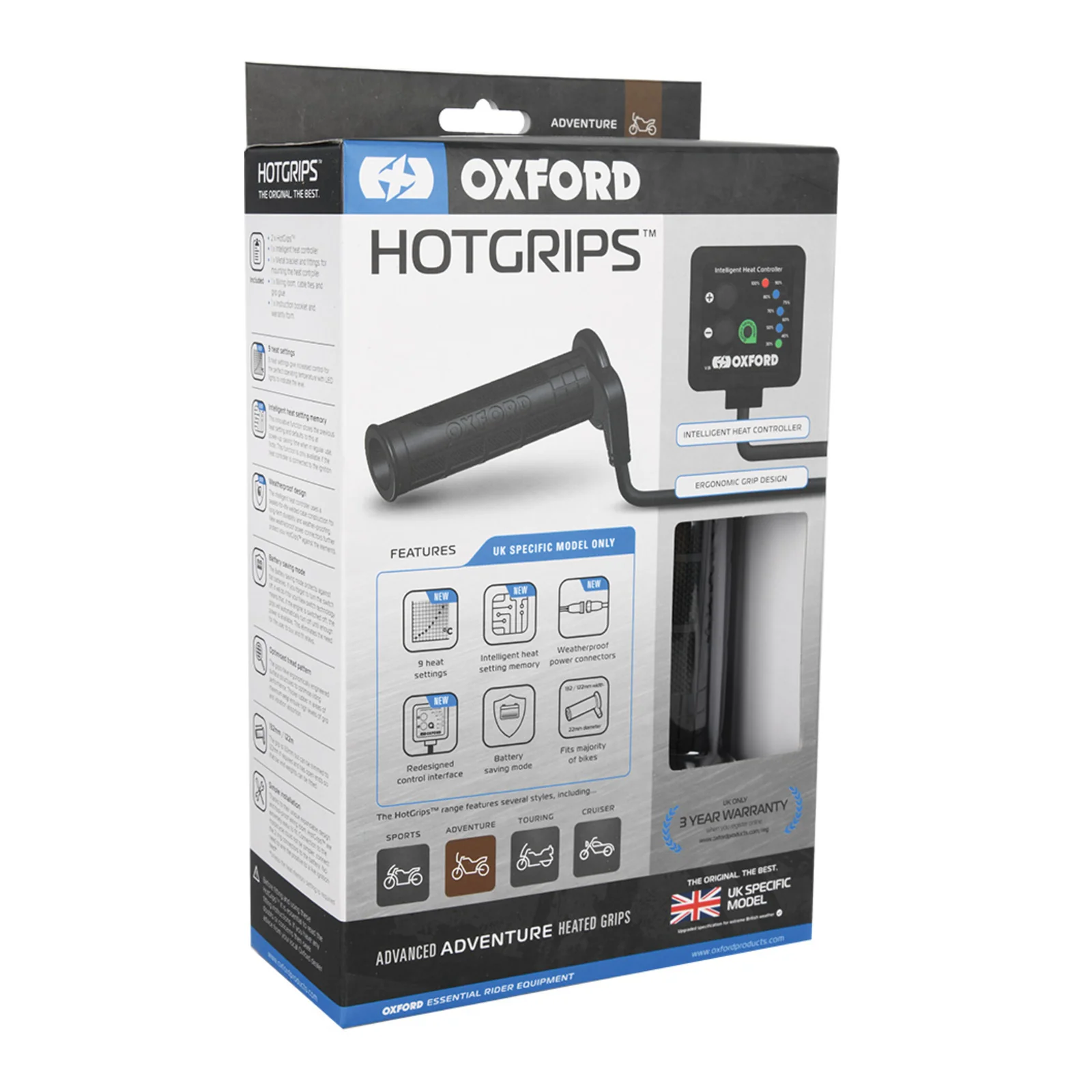 Oxford Hotgrips Advanced Adventure 9-Stage