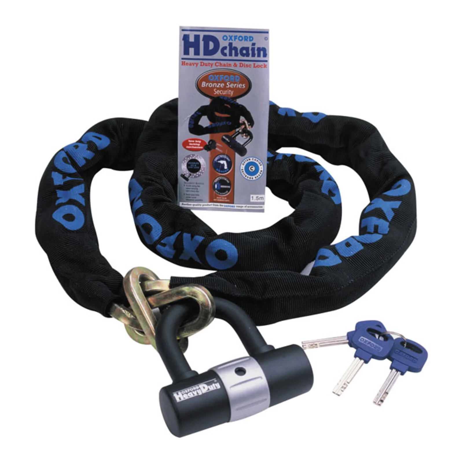 Oxford Heavy Duty Chain Lock 1.0metre - Image 2