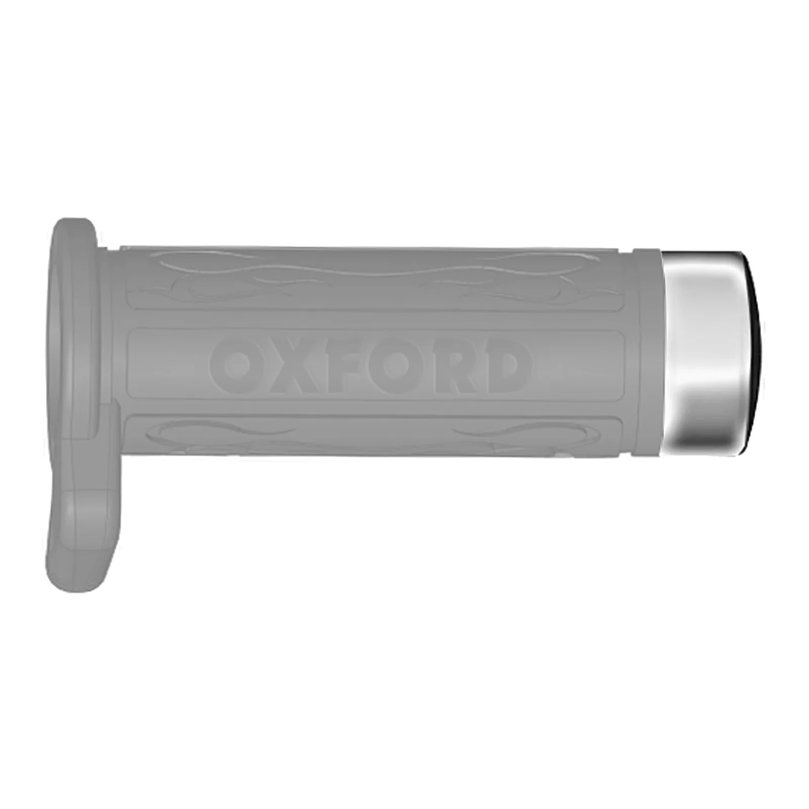 Oxford HotGrips®  - Replacement Chrome Cap for 697 Hotgrip (Each) - Image 2