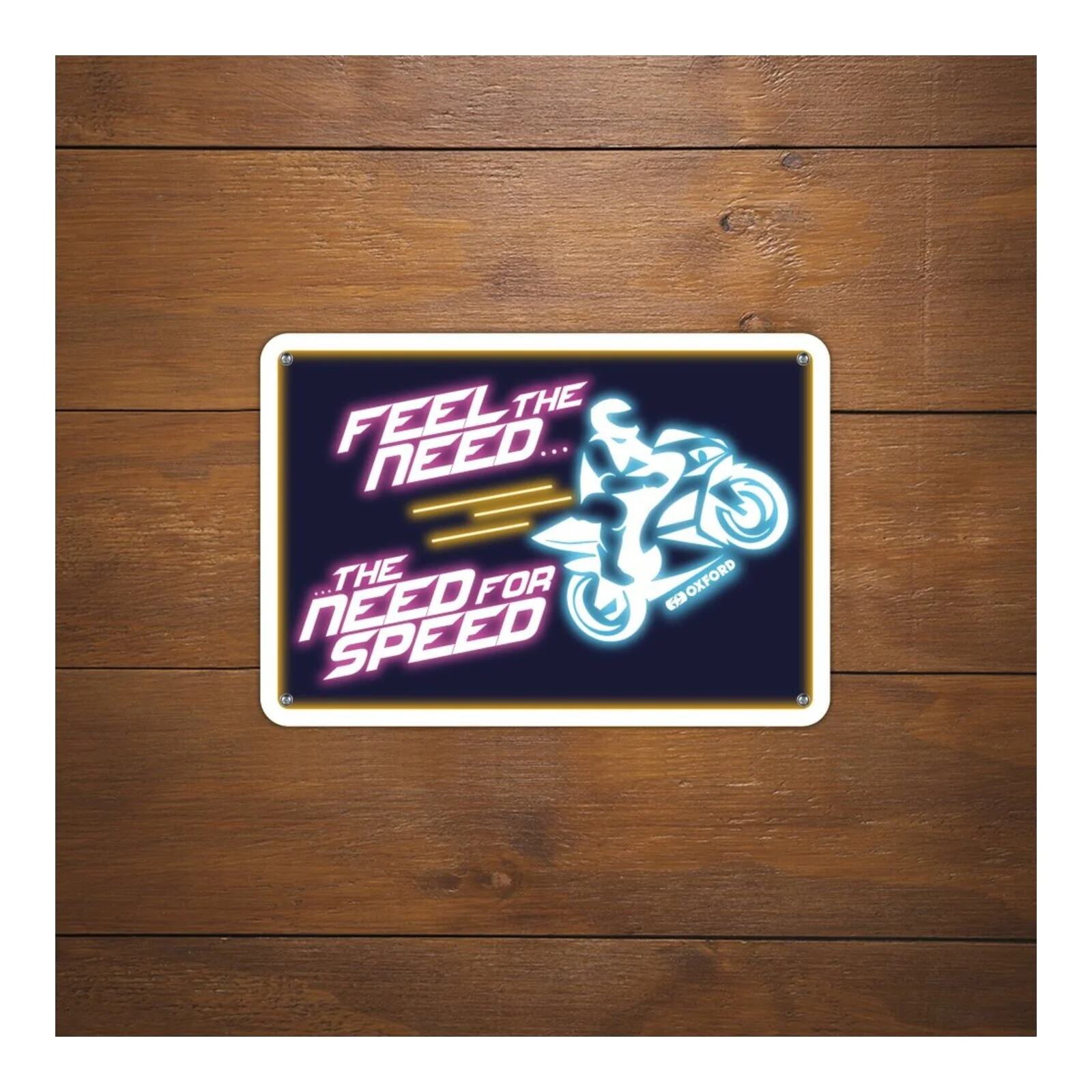 Oxford Garage Metal Sign: "Feel the Need … The Need for Speed" - Image 2