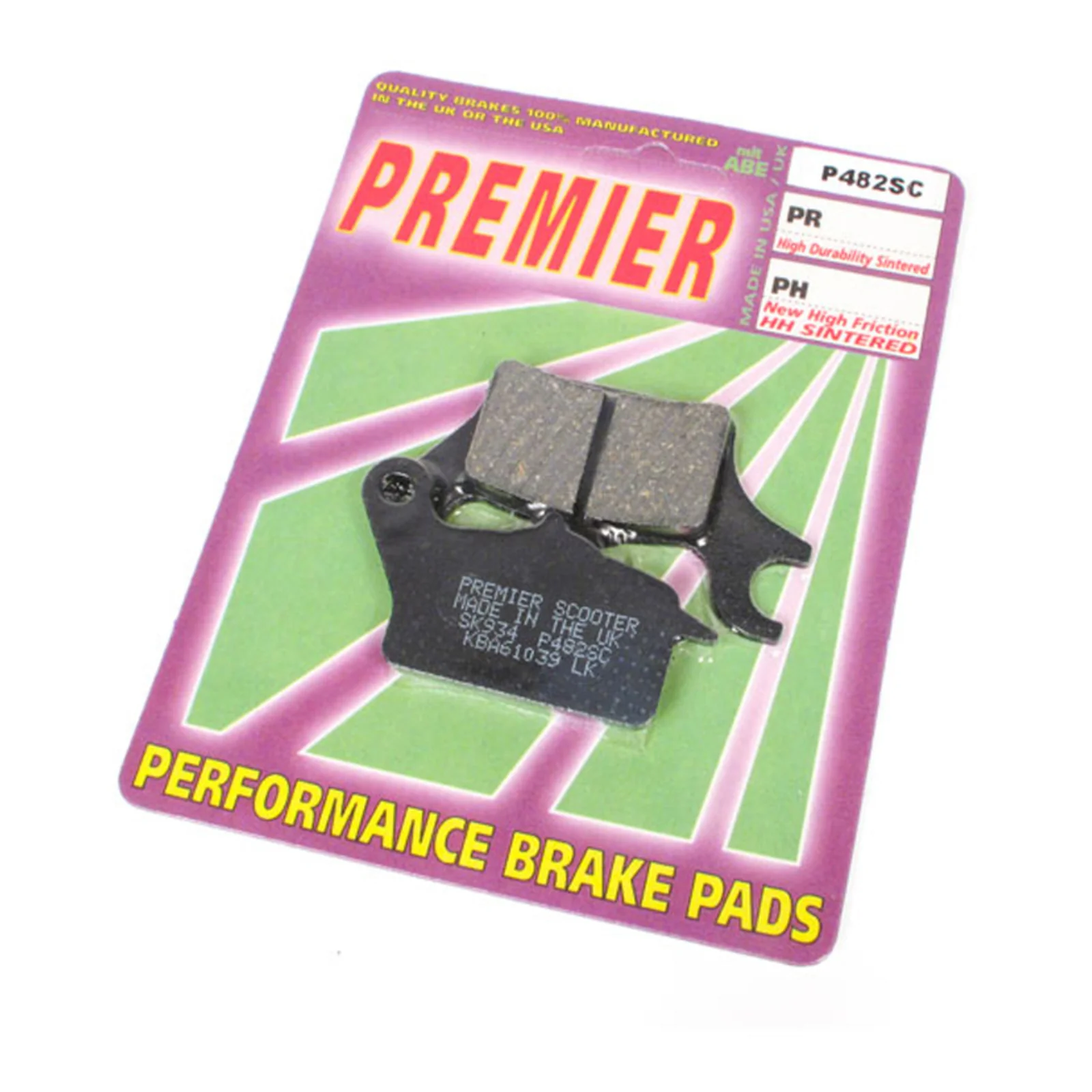 Premier Brake Pads - P-SC Organic Scooter - Image 2