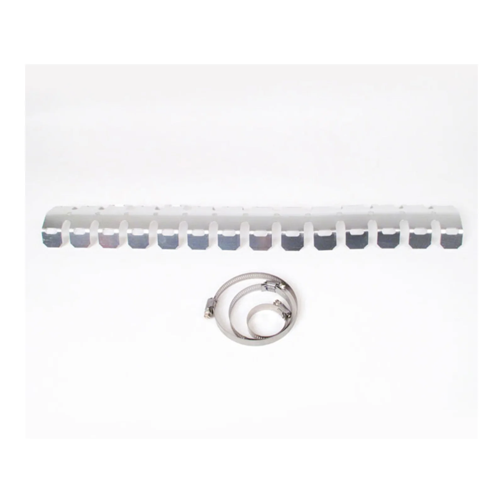 Whites Head Pipe Guard with Clamp - Silver - Image 3