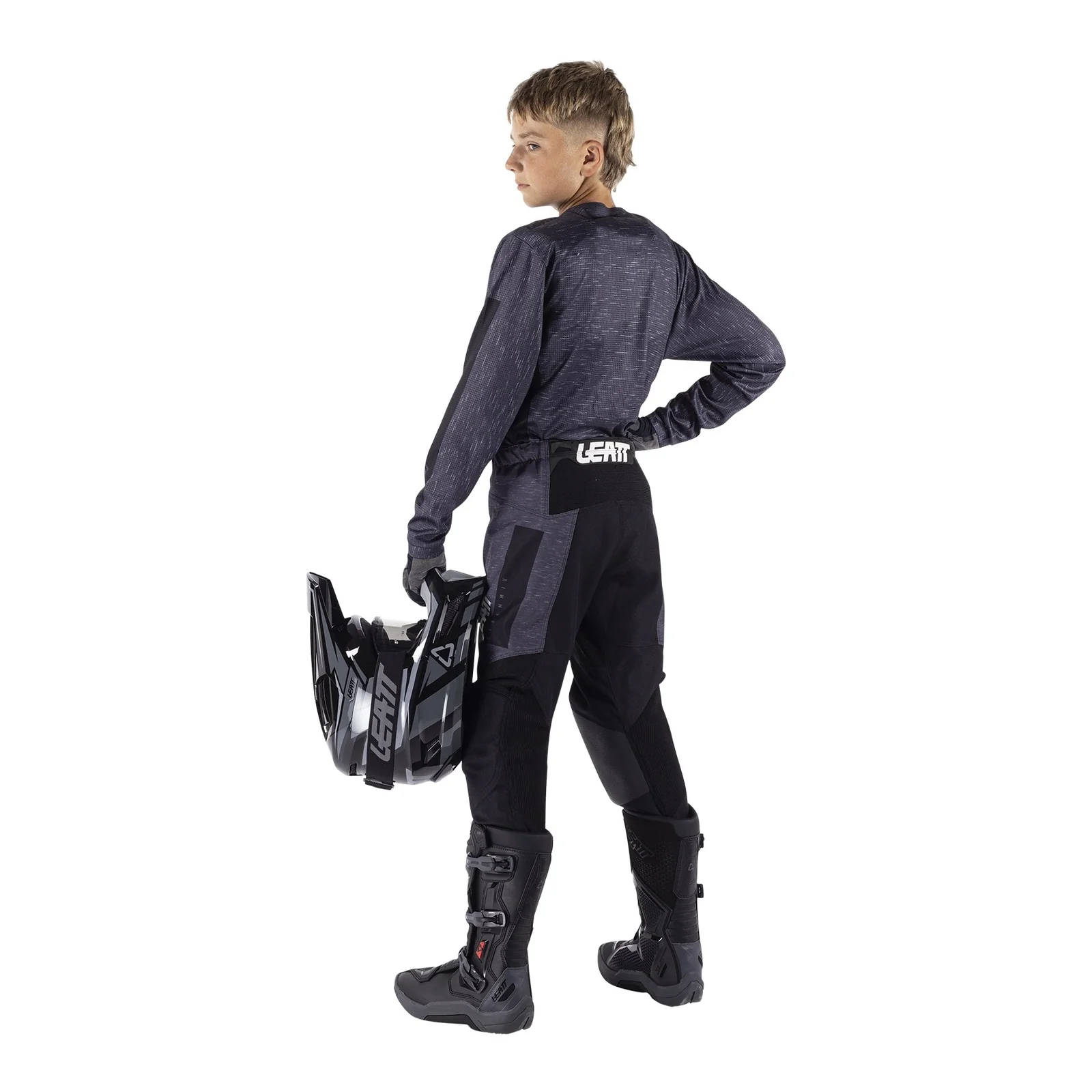 Leatt 2026 3.5 Mini Ride Kit - Stealth Black / Grey - Image 5