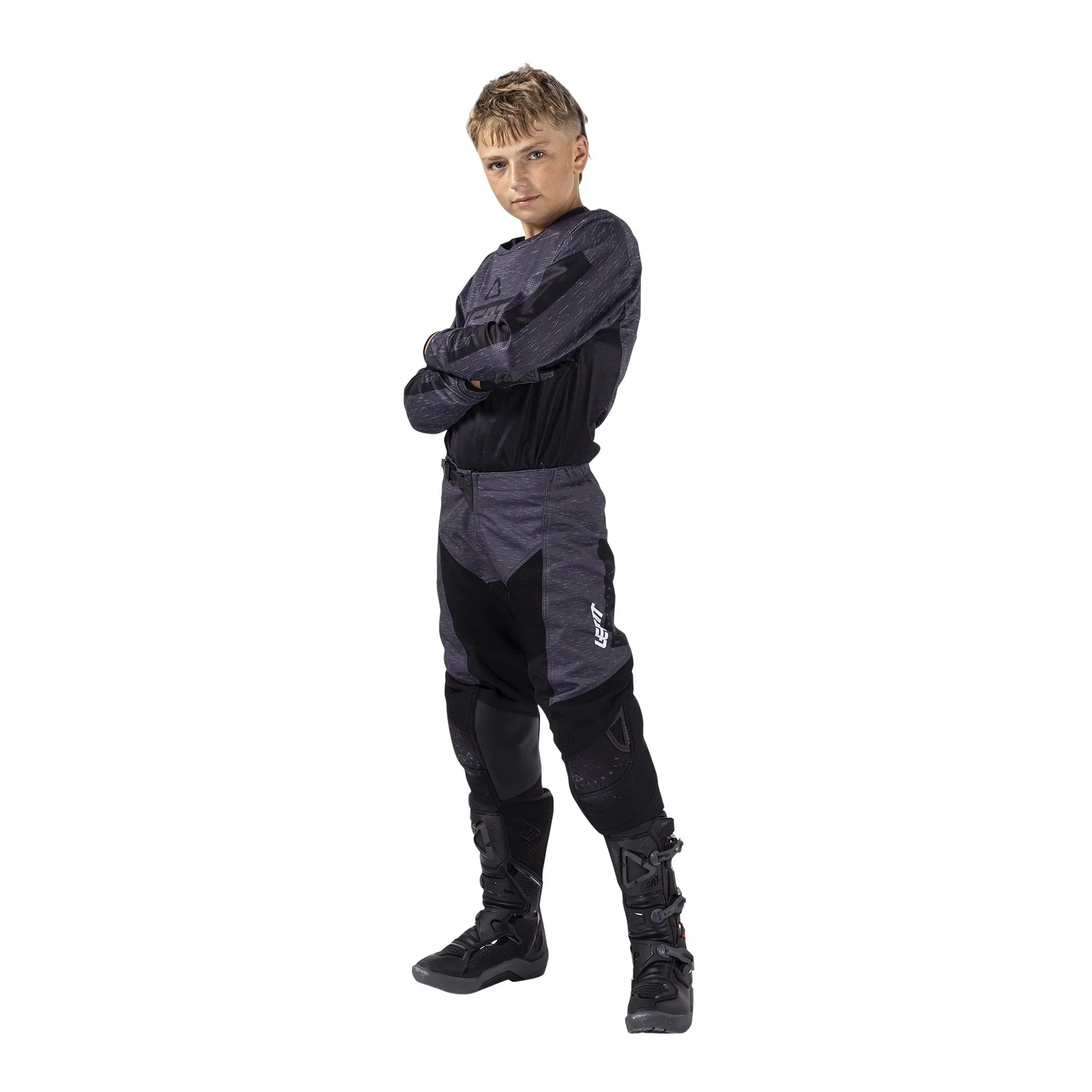 Leatt 2026 3.5 Mini Ride Kit - Stealth Black / Grey - Image 6
