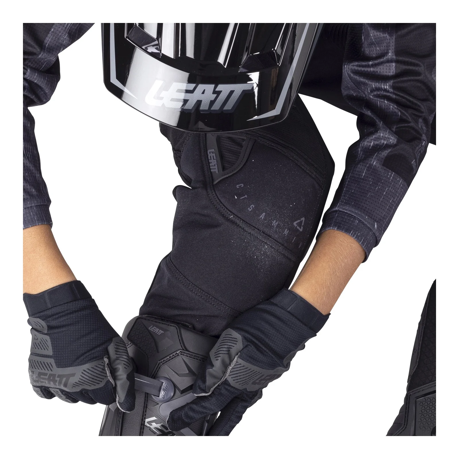 Leatt 2026 3.5 Mini Ride Kit - Stealth Black / Grey - Image 8