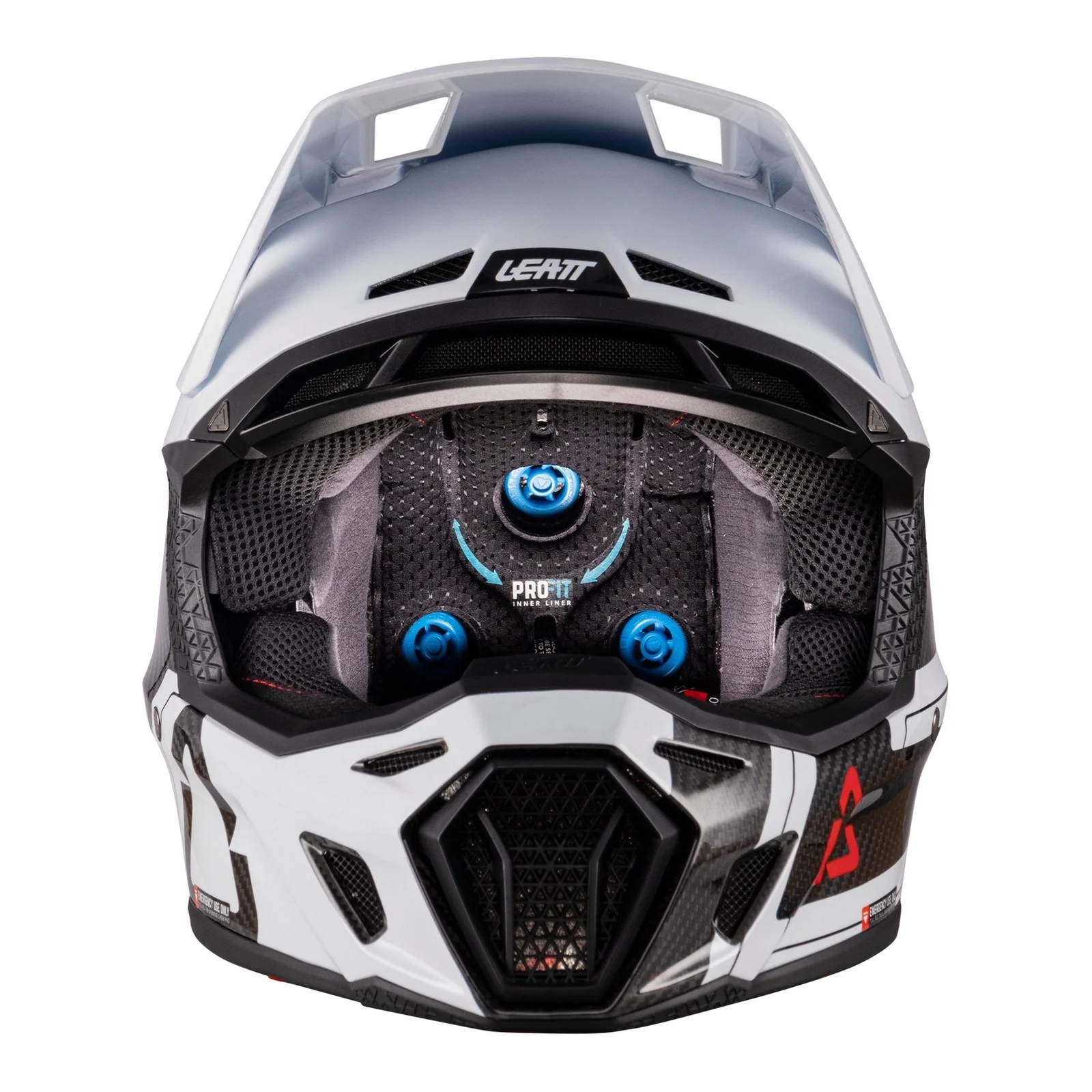 Leatt 2026 9.5 Helmet Kit - Carbon / White - Image 8