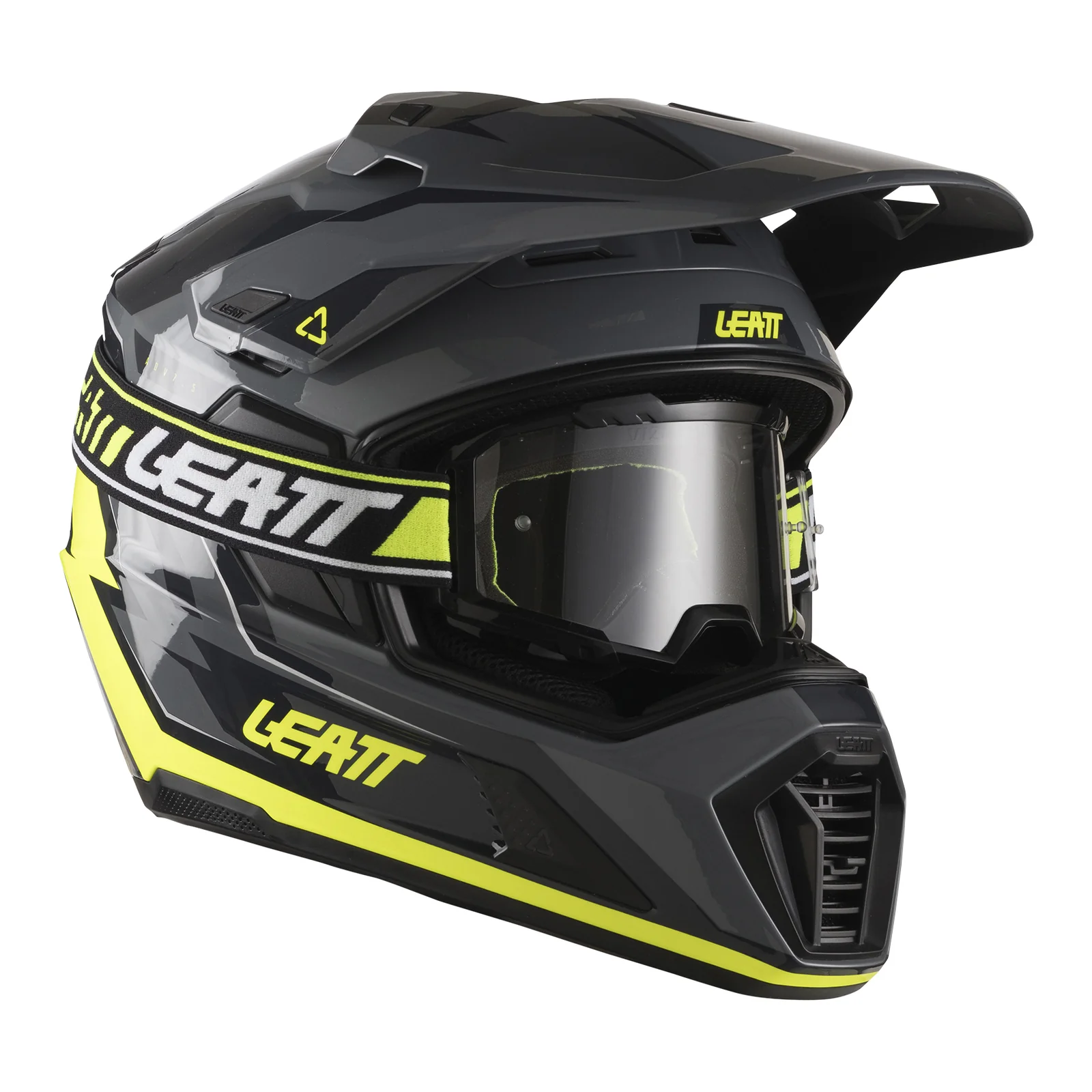 Leatt 7.5 ADV Helmet Kit - Hi-Vis Yellow - Image 2