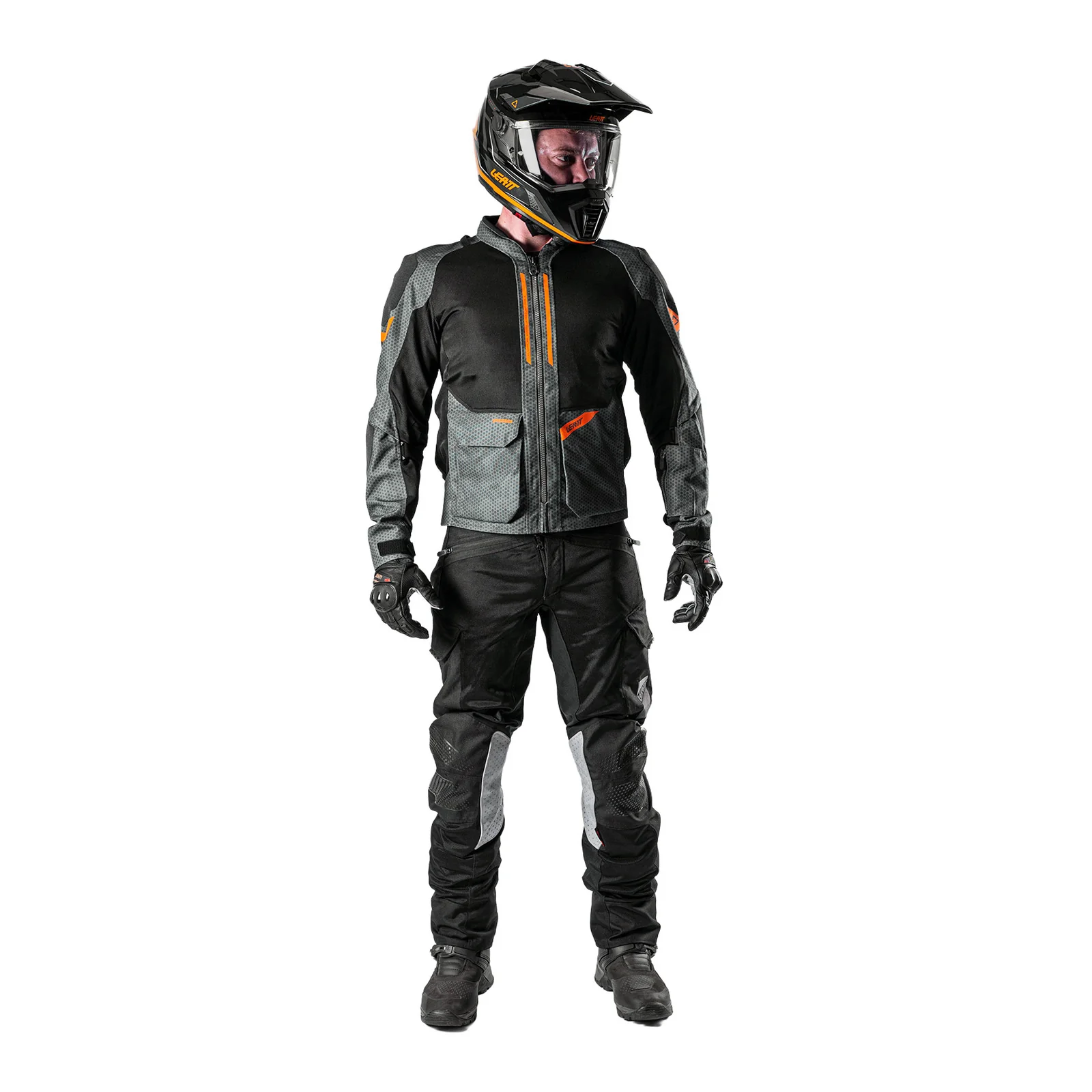 Leatt 4.5 ADV FlowTour Jacket (Short) - Iron Grey - Image 5