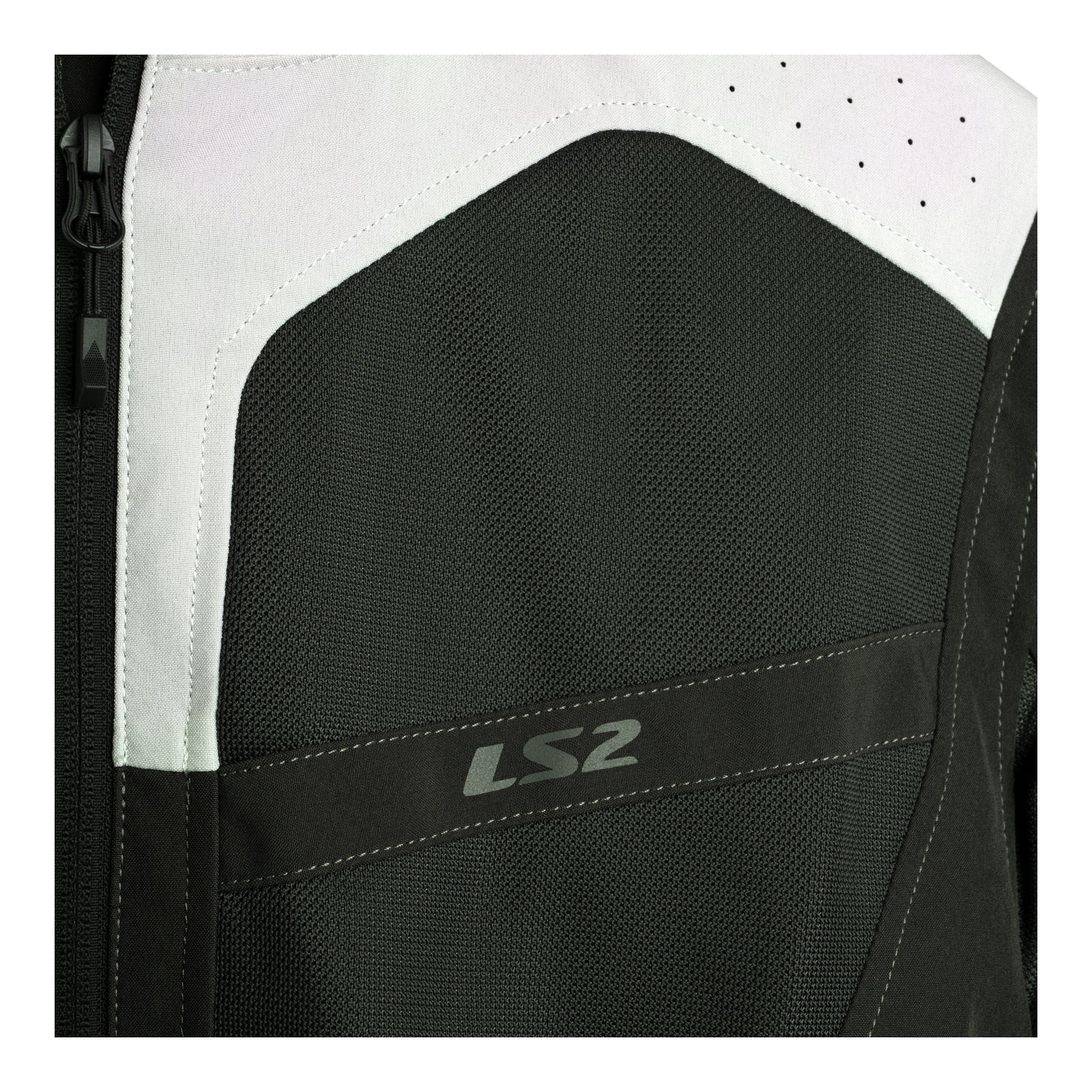 LS2 Bolton Air Man Jacket - Green / Grey - Image 3