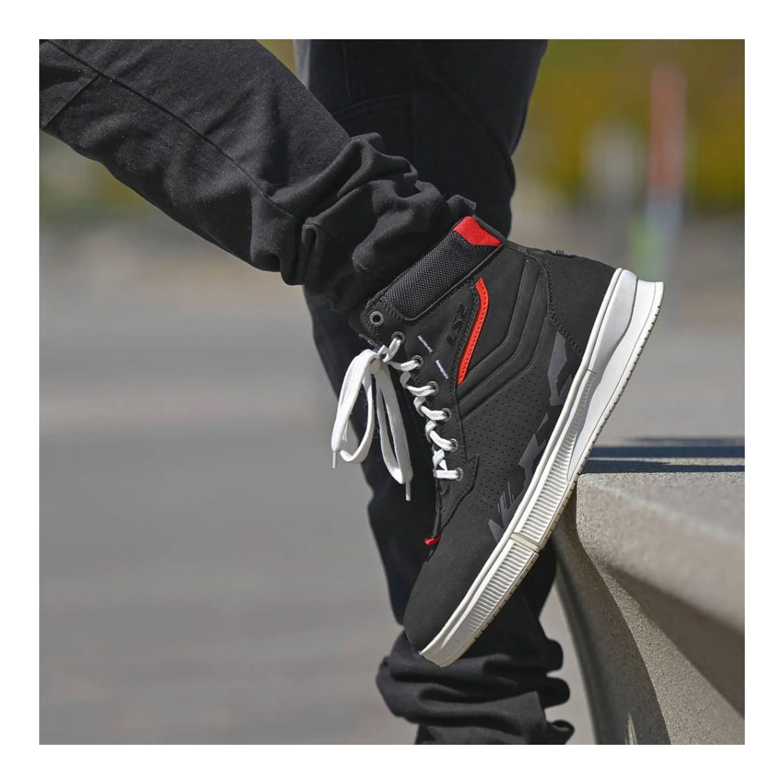 LS2 Chrome Boot - Black - Image 4