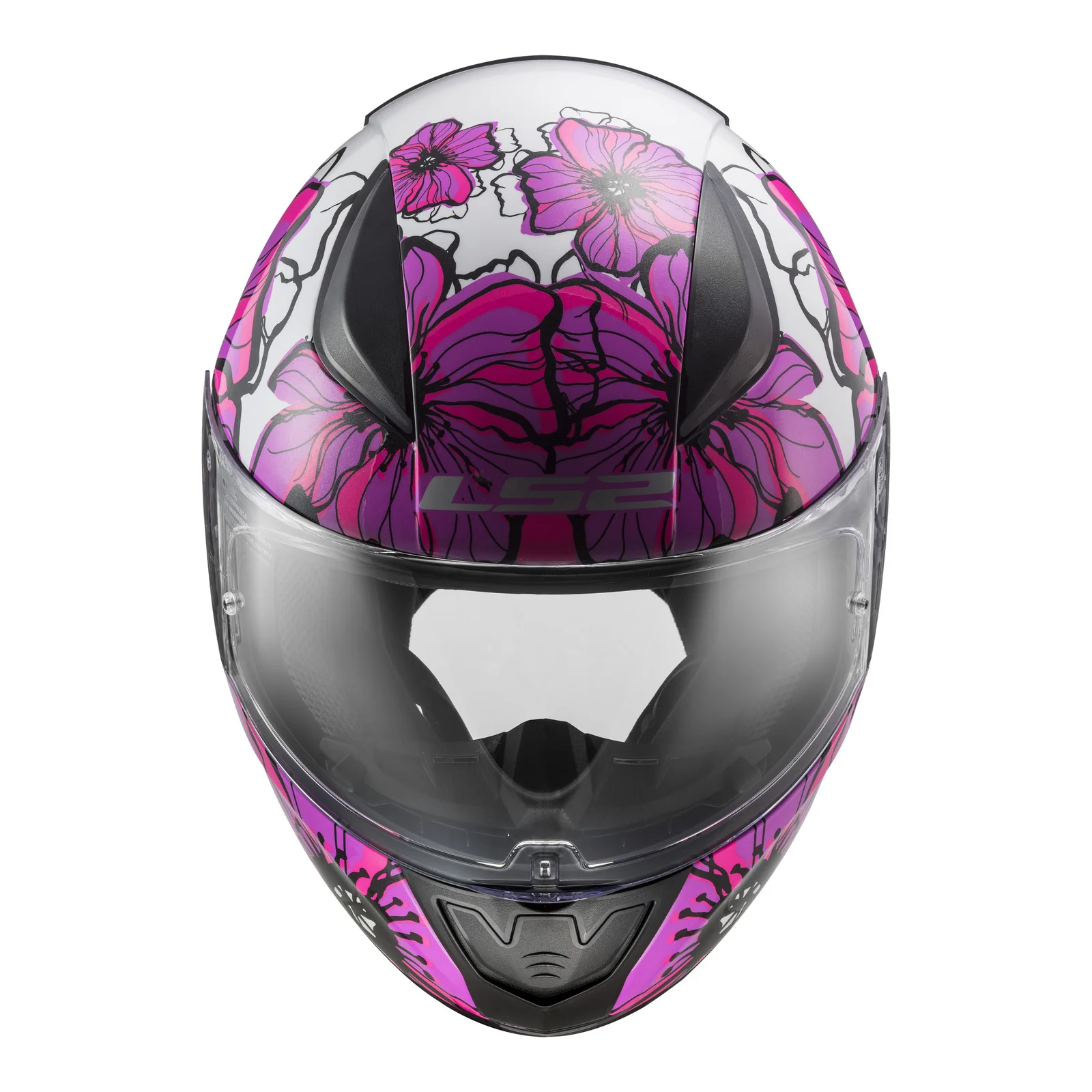 LS2 FF353 Rapid II Helmet - Poppies Pink 06 - Image 6
