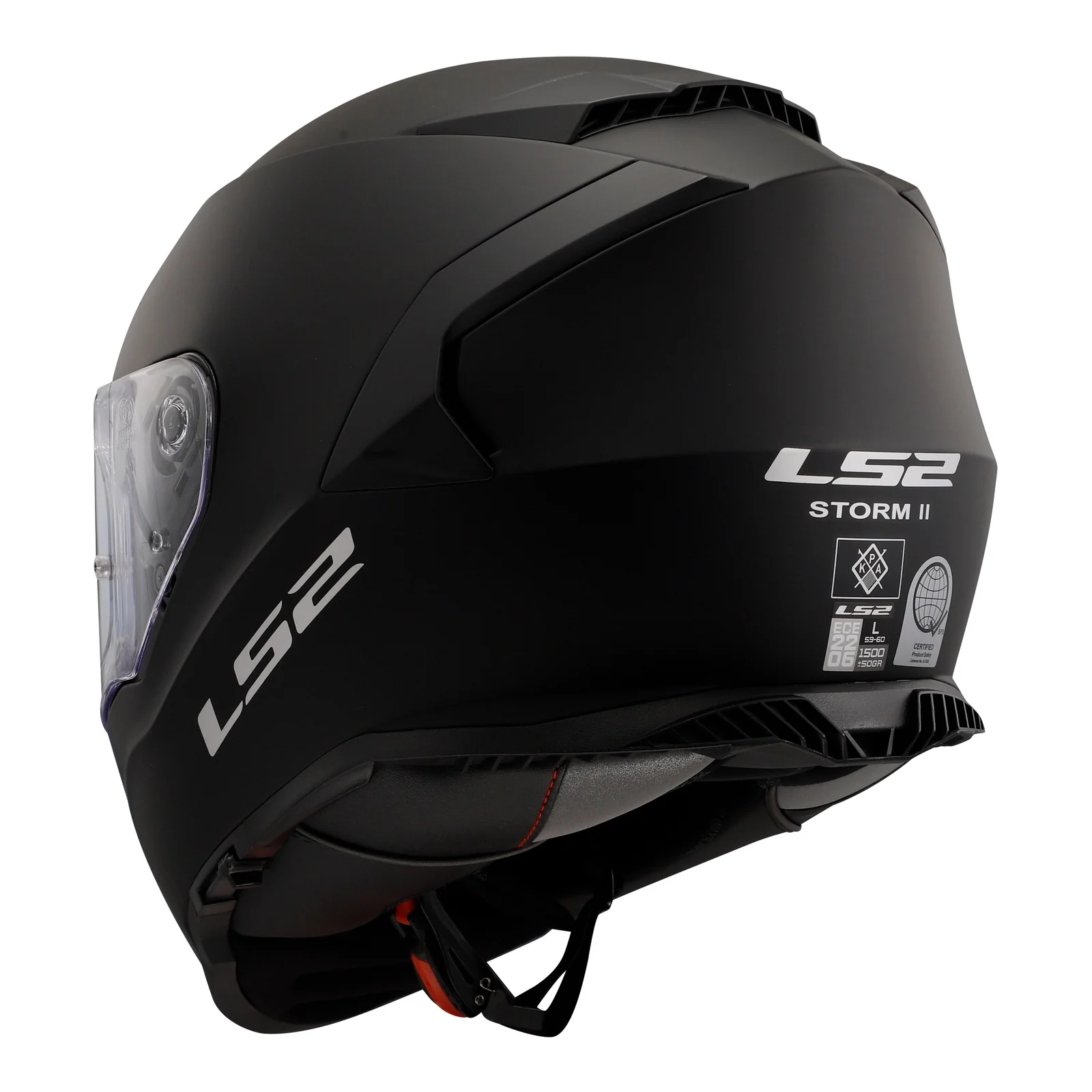 LS2 FF800 Storm II - Matte Black 06 - Image 8