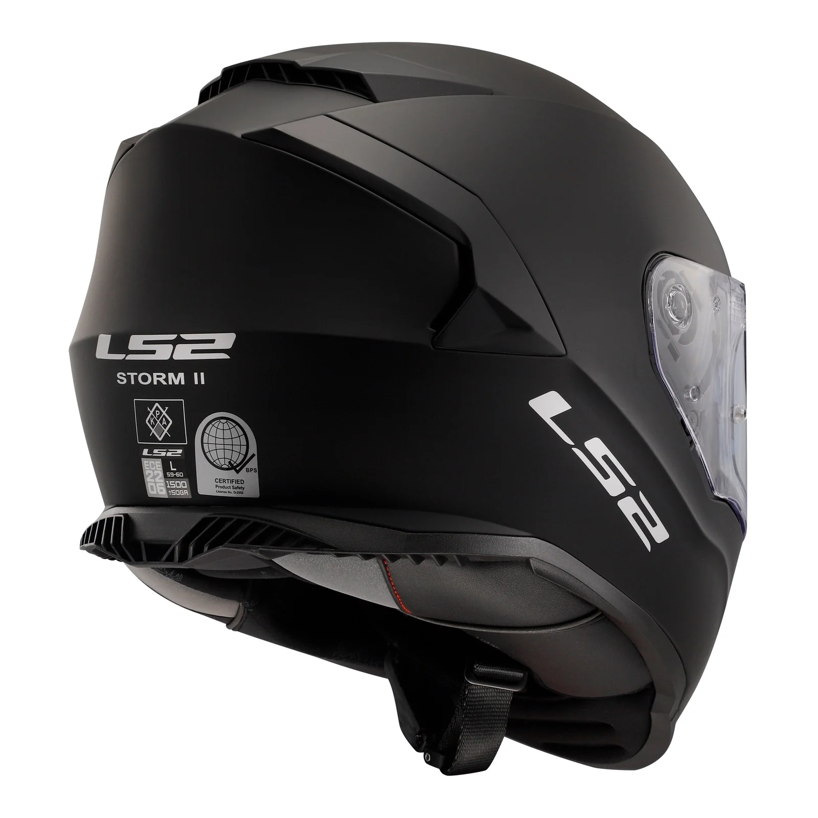 LS2 FF800 Storm II - Matte Black 06 - Image 9