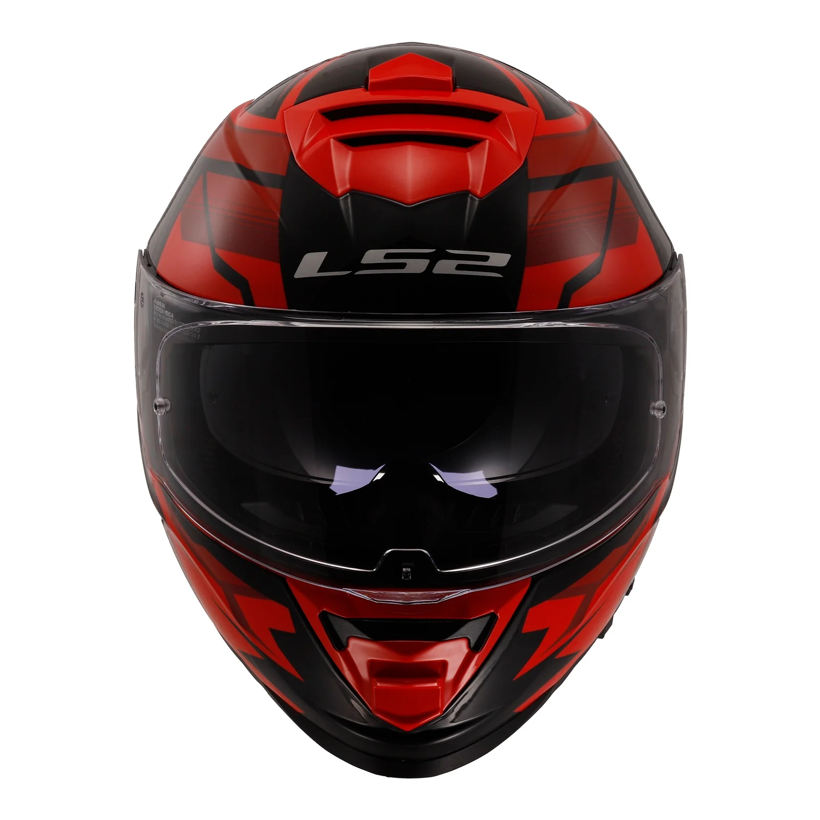 LS2 FF800 Storm II Tracker Helmet - Black / Red 06 - Image 3