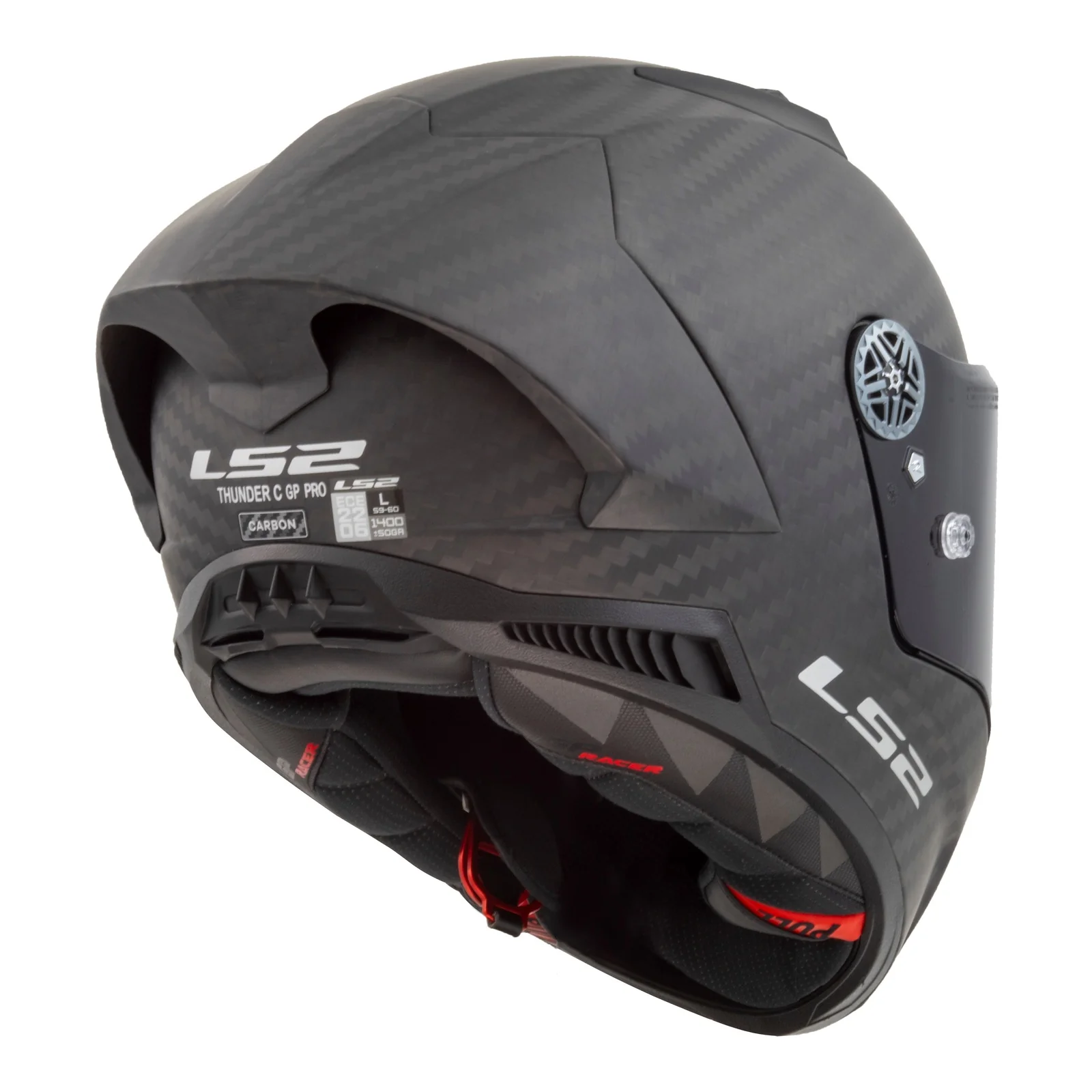 LS2 FF805 Thunder GP Pro (FIM) Helmet - Matte Black 06 - Image 5